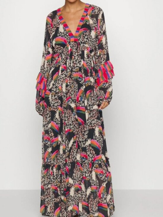 Farm Rio ‼️‼️Leopard Toucans Maxi Dress - Picture 6 of 16